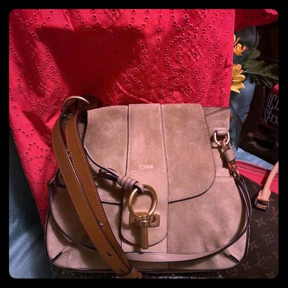 Chloe Lexa Motty Grey Shoulder Bag - Picture 1 of 8